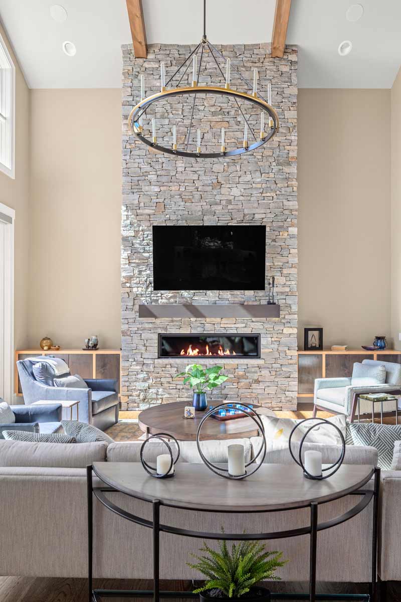 living room fireplace sitting area