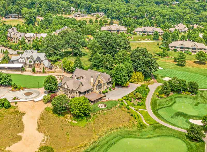 homes near the golf course