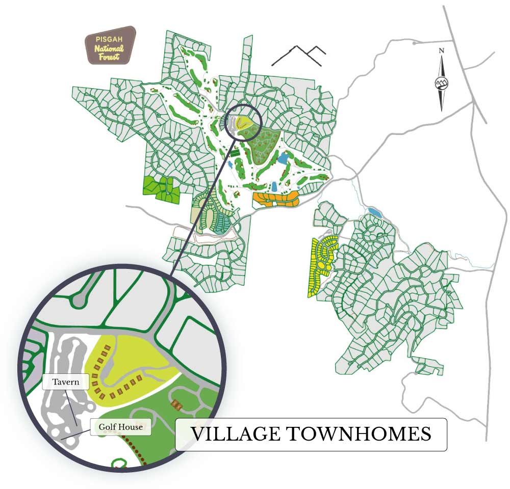 Site Map 2021 Village Townhomes Enclave